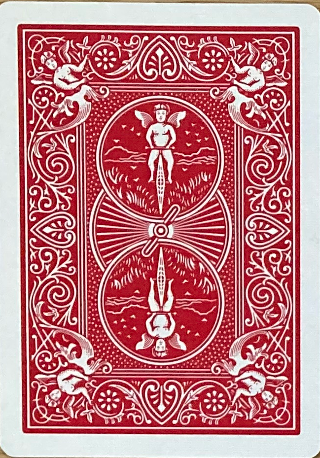 Bicycle Rider Back playing card